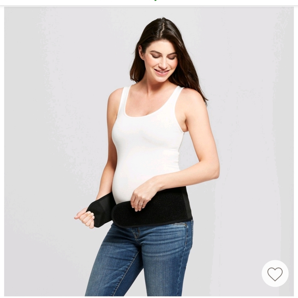 Belly & Back Maternity Support Belt- Belly Bandit Black Medium - Picture 3 of 8